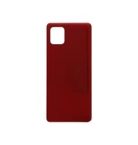 Tapa para Samsung Galaxy Note 10 Lite rojo con adhesivo