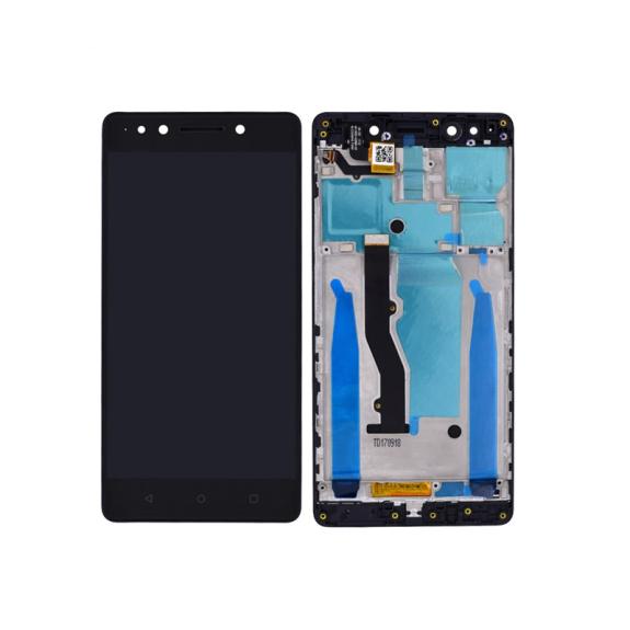 PANTALLA TACTIL LCD COMPLETA PARA LENOVO K8 NOTE NEGRO CON MARCO