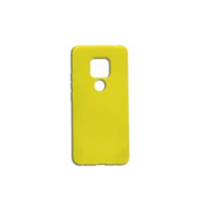 Soft silicone sleeve yellow for Huawei Mate 20