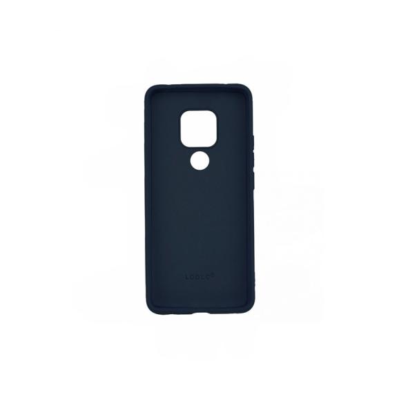 FUNDA CARCASA DE SILICONA SUAVE AZUL OSCURO PARA HUAWEI MATE 20