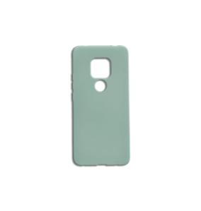 FUNDA DE SILICONA SUAVE COLOR AZUL GRISACEO PARA HUAWEI MATE 20