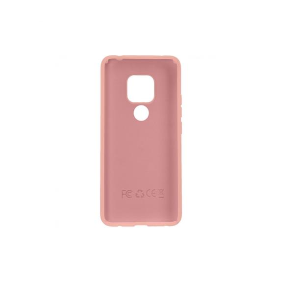 FUNDA CARCASA DE SILICONA SUAVE COLOR ROSA PARA HUAWEI MATE 20