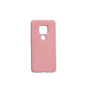 FUNDA CARCASA DE SILICONA SUAVE COLOR ROSA PARA HUAWEI MATE 20