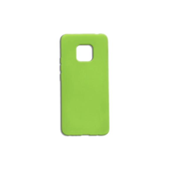 FUNDA DE SILICONA SUAVE COLOR VERDE PARA HUAWEI MATE 20 PRO