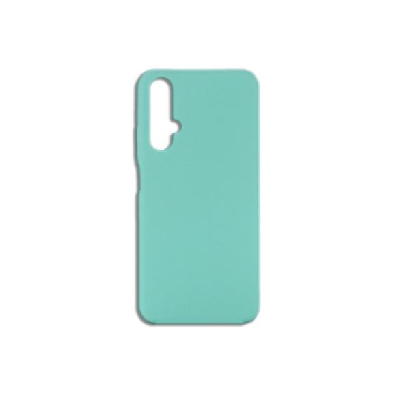 FUNDA DE SILICONA AZUL TURQUESA PARA HUAWEI NOVA 5T / HONOR 20