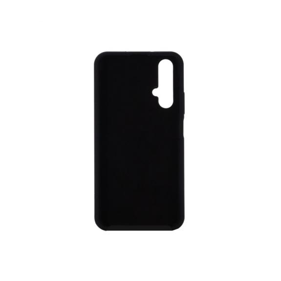 FUNDA DE SILICONA COLOR NEGRO PARA HUAWEI NOVA 5T / HONOR 20