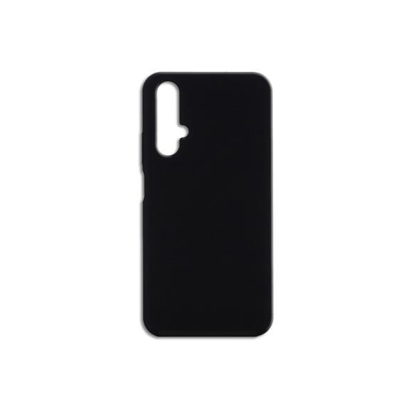 FUNDA DE SILICONA COLOR NEGRO PARA HUAWEI NOVA 5T / HONOR 20