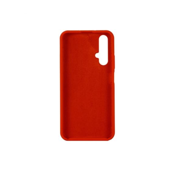 FUNDA DE SILICONA SUAVE ROJO PARA HUAWEI NOVA 5T / HONOR 20