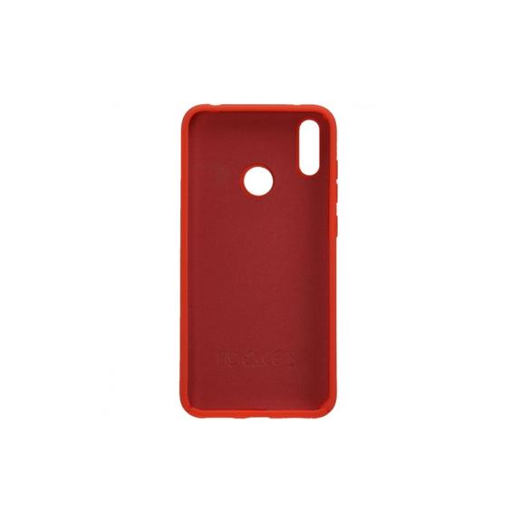 FUNDA DE SILICONA SUAVE COLOR ROJO PARA HUAWEI P SMART 2019