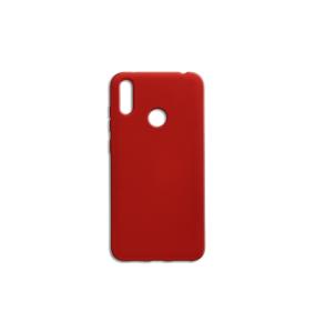 FUNDA DE SILICONA SUAVE COLOR ROJO PARA HUAWEI P SMART 2019