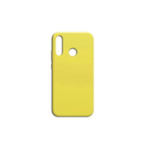 FUNDA SILICONA COLOR AMARILLO PARA HUAWEI P SMART PLUS 2019