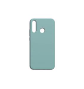 FUNDA+ CORDON DE SILICONA AZUL TURQUESA PARA HUAWEI P SMART+2019