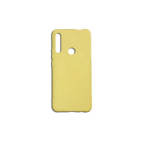 FUNDA CARCASA DE SILICONA SUAVE AMARILLO PARA HUAWEI P SMART Z