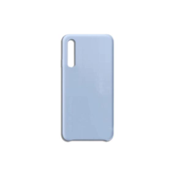 FUNDA DE SILICONA SUAVE COLOR AZUL GRISACEO PARA HUAWEI P20