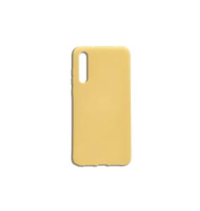 FUNDA CARCASA DE SILICONA SUAVE COLOR AMARILLO PARA HUAWEI P30