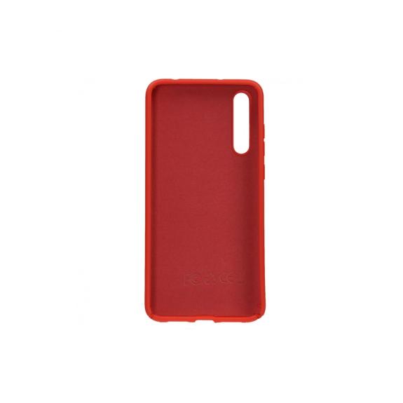 FUNDA CARCASA DE SILICONA SUAVE COLOR ROJO PARA HUAWEI P30