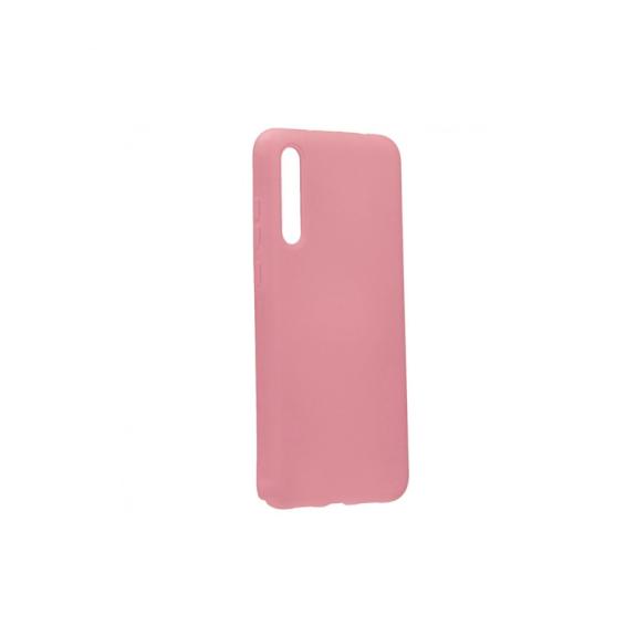 FUNDA CARCASA DE SILICONA SUAVE COLOR ROSA PARA HUAWEI P30