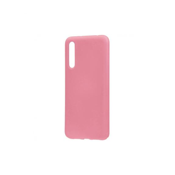 FUNDA CARCASA DE SILICONA SUAVE COLOR ROSA PARA HUAWEI P30