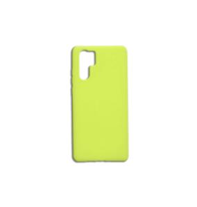 FUNDA DE SILICONA SUAVE COLOR AMARILLO PARA HUAWEI P30 PRO