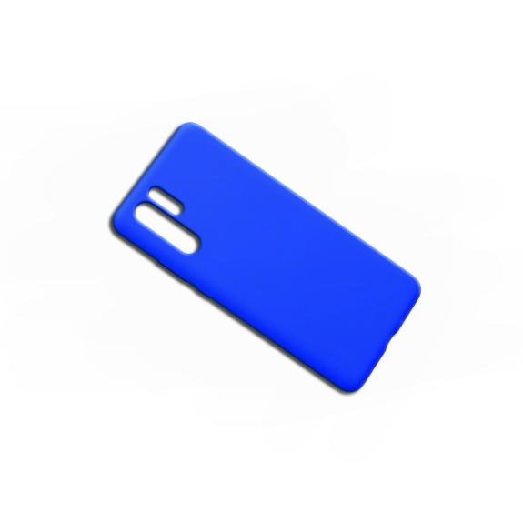 FUNDA CARCASA DE SILICONA SUAVE AZUL MARINO PARA HUAWEI P30 PRO