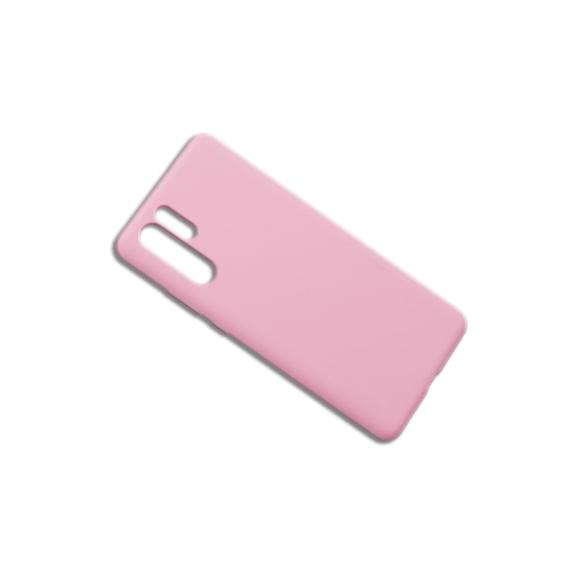 FUNDA CARCASA DE SILICONA SUAVE COLOR ROSA PARA HUAWEI P30 PRO