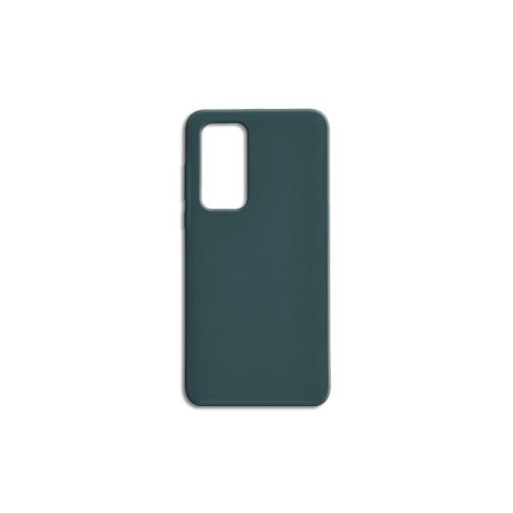 FUNDA DE SILICONA SUAVE COLOR VERDE OSCURO PARA HUAWEI P40