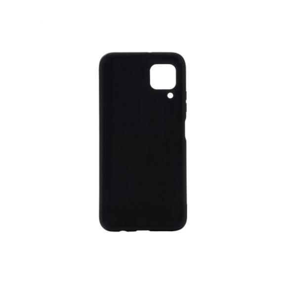 FUNDA CARCASA DE SILICONA SUAVE COLOR NEGRO PARA HUAWEI P40 LITE