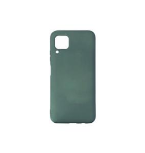 FUNDA DE SILICONA SUAVE COLOR VERDE OSCURO PARA HUAWEI P40 LITE
