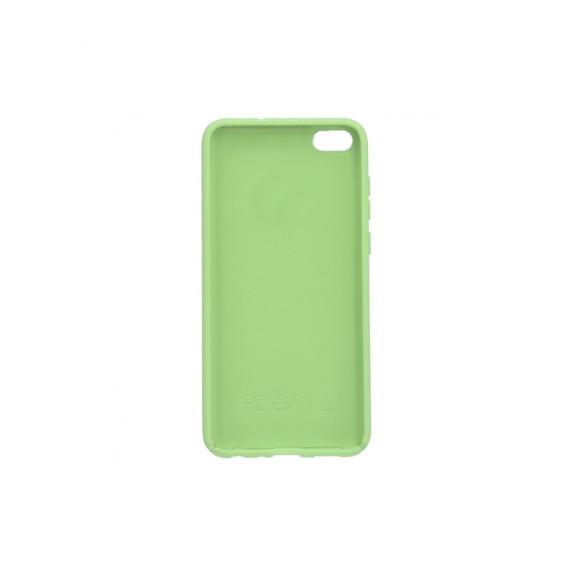 FUNDA CARCASA DE SILICONA SUAVE COLOR VERDE PARA HUAWEI Y5 2018