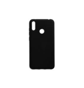 FUNDA CARCASA DE SILICONA SUAVE COLOR NEGRO PARA HUAWEI Y6 2019