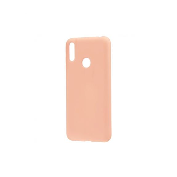 FUNDA CARCASA DE SILICONA SUAVE COLOR ROSA PARA HUAWEI Y6 2019