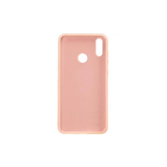 FUNDA CARCASA DE SILICONA SUAVE COLOR ROSA PARA HUAWEI Y6 2019