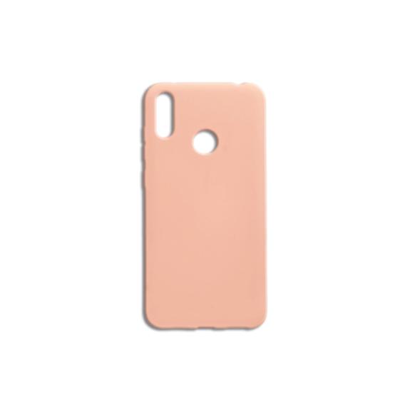 FUNDA CARCASA DE SILICONA SUAVE COLOR ROSA PARA HUAWEI Y6 2019