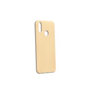 FUNDA DE SILICONA SUAVE COLOR AMARILLO PARA HUAWEI Y7 2019