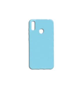 FUNDA DE SILICONA SUAVE COLOR AZUL TURQUESA PARA HUAWEI Y7 2019