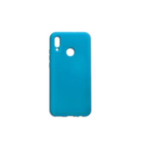 FUNDA CARCASA DE SILICONA SUAVE COLOR AZUL PARA HUAWEI Y9 2019