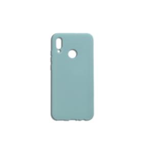 FUNDA DE SILICONA SUAVE COLOR AZUL TURQUESA PARA HUAWEI Y9 2019
