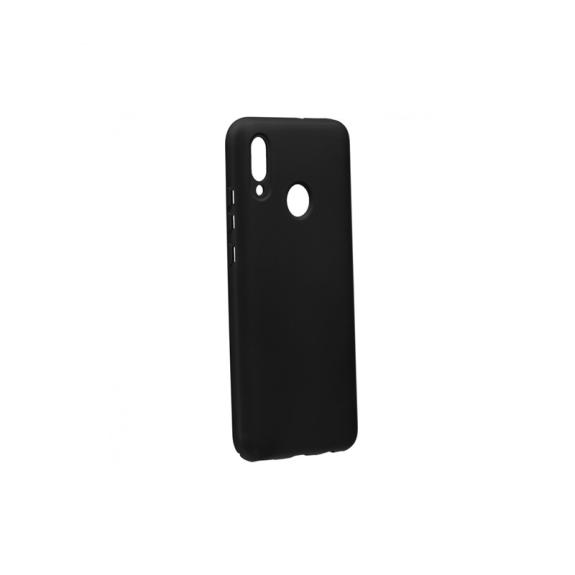 FUNDA CARCASA DE SILICONA SUAVE COLOR NEGRO PARA HUAWEI Y9 2019