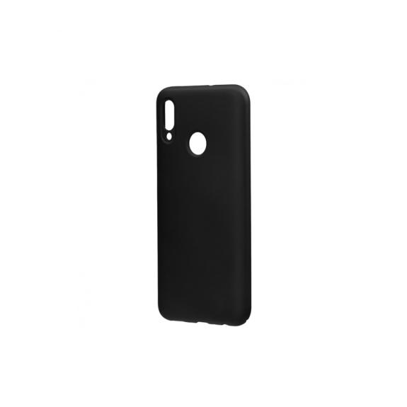 FUNDA CARCASA DE SILICONA SUAVE COLOR NEGRO PARA HUAWEI Y9 2019