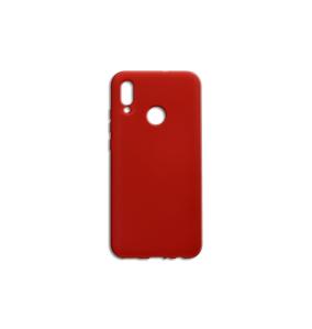 FUNDA CARCASA DE SILICONA SUAVE COLOR ROJO PARA HUAWEI Y9 2019