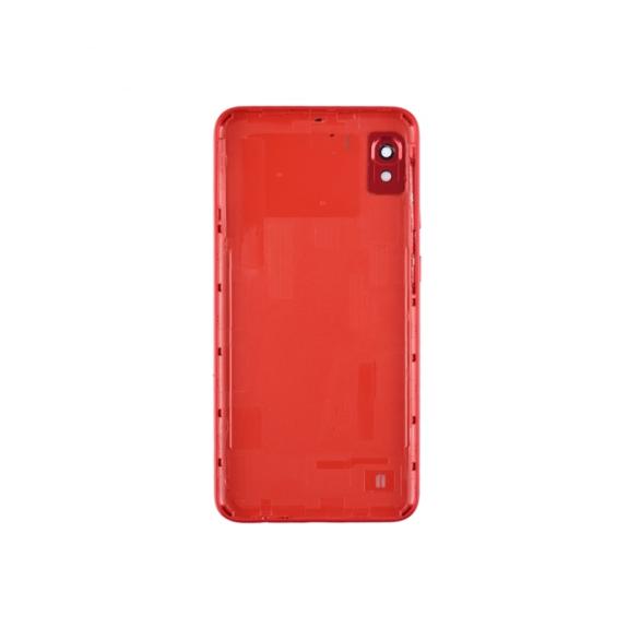 Tapa para Samsung Galaxy A10 rojo con lente