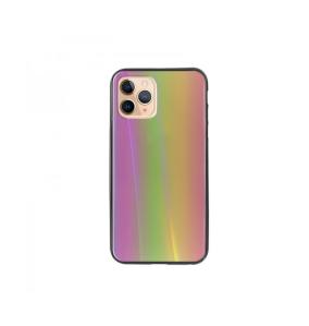 FUNDA CARCASA CRISTAL TEMPLADO COLOR RAINBOW PARA IPHONE 11 PRO