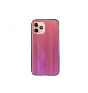 FUNDA CARCASA DE CRISTAL TEMPLADO COLOR ROSA PARA IPHONE 11 PRO