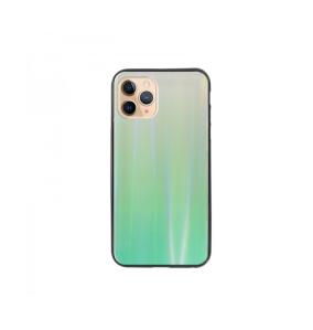 FUNDA CARCASA DE CRISTAL TEMPLADO COLOR VERDE PARA IPHONE 11 PRO