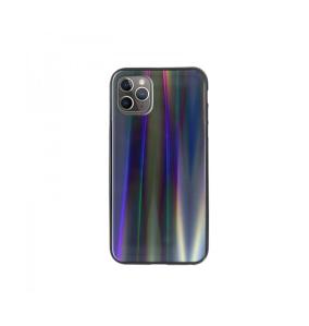 FUNDA CARCASA DE CRISTAL TEMPLADO NEGRO PARA IPHONE 11 PRO MAX