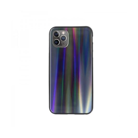 FUNDA CARCASA DE CRISTAL TEMPLADO NEGRO PARA IPHONE 11 PRO MAX