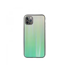 FUNDA CARCASA DE CRISTAL TEMPLADO VERDE PARA IPHONE 11 PRO MAX