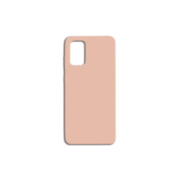 FUNDA DE SILICONA COLOR ROSA CLARO PARA SAMSUNG GALAXY S20 PLUS