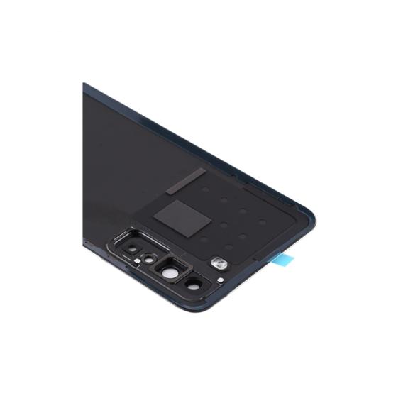 Tapa para Huawei P40 Lite 5G / Nova 7 SE negro con lente