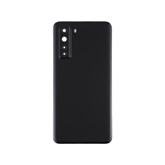 Tapa para Huawei P40 Lite 5G / Nova 7 SE negro con lente